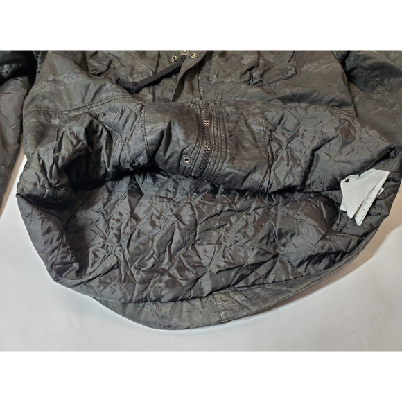 G-Star Raw Ospak Quilted Military Jacket Charcoal Camo Full Zip Mens Large - Picture 8 of 12